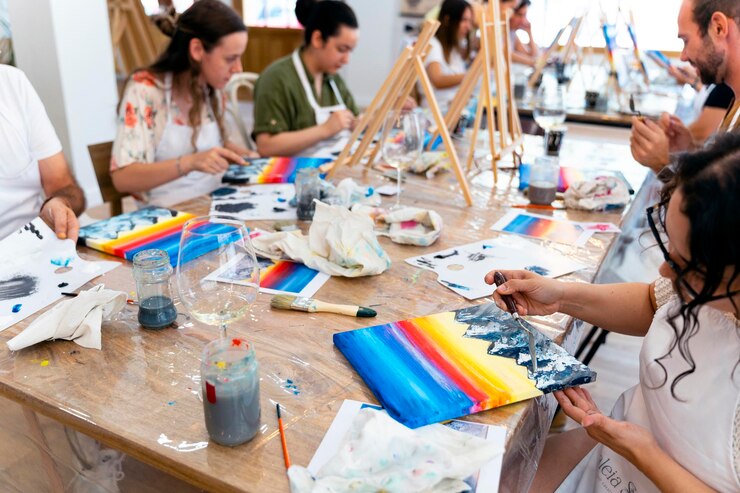 Atelier d’art : libérez votre créativité en équipe